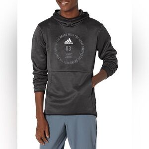 Adidas Charcoal Men’s Hoodie with Logo Size Large